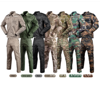 DF 728 Uniformes de camouflage personnalisés style turc pour hommes en polycoton Coyote Brown Desert Black Origine CN/GUA Autre matériau