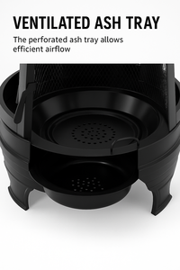 Patio extérieur Cheminée BBQ Grill Charbon de bois Chauffage à bois Foyer pour Villa Jardin Feu de joie Chauffage et cuisson - Product Image 6
