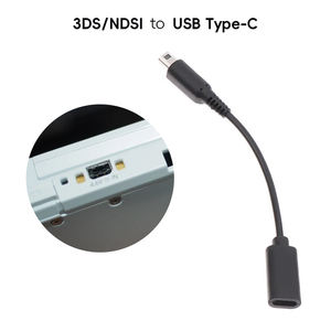 Cable de Extensión de Carga Tipo C Hembra para Consola de Juegos <span class=keywords><strong>Nintendo</strong></span> <span class=keywords><strong>DSI</strong></span> NDSI 3DS 2DS XL LL, Accesorios de Línea de Alimentación - Product Image 2