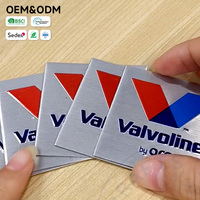 Plaque signalétique en aluminium OEM gravée sur mesure pour machines, outils, armoires et appareils électroniques
