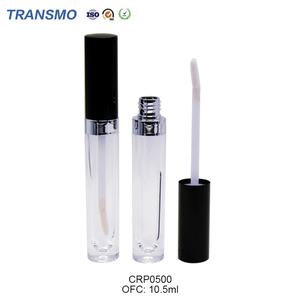 Tubes à gloss à lèvres ronds noirs personnalisés, vides, transparents avec bouchon à vis pour l'emballage de baumes à lèvres et de fards à joues - Product Image 6