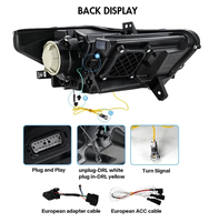 Ford Mustang 2015 bis 2017 Upgrade LED-Scheinwerfer Mit Tagfahrlicht Plug-and-Play Frontlichter Auto-Zubehör Scheinwerfer