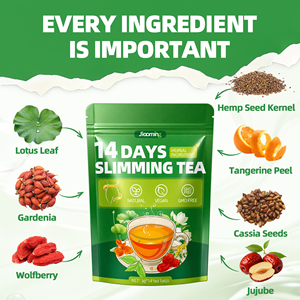 Tè <span class=keywords><strong>Dimagrante</strong></span> Naturale alle Erbe per Perdita di Peso e Detox, Etichetta Privata per Grasso Addominale, Bustine di Moringa per Bruciare Rapidamente il Grasso della Pancia in 14 Giorni - Product Image 4