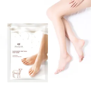 20pair/box Goat Milk Foot Mask Peeling Feet Mask Exfoliating Sock Scrub For Pedicure Anti Crack Remove Dead Skin Foot Patch Care