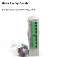 Module d'extension d'entrée analogique à 4 canaux Delta DVP06AD-S série DVP-S avec communication RS485 pour la programmation PLC