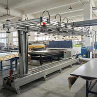 Robot kolom muatan lengan Robot otomatis bekas jalur produksi logam lembaran