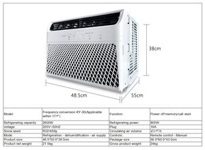 Aire acondicionado tipo ventana pequeña para aire acondicionado portátil al aire libre 110V 220V uso doméstico aire acondicionado - Product Image 6