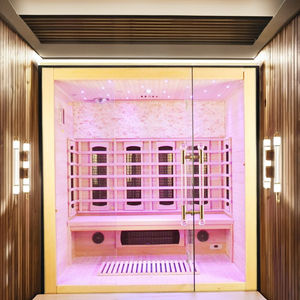 Sauna de Infrarrojos Lejanos de Lujo para Interiores, de Madera, para 4-6 Personas, Venta Directa de Fábrica, para Desintoxicación en el Hogar - Product Image 3
