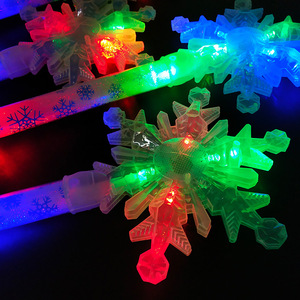 Giáng sinh ánh sáng Đồ chơi bông tuyết phát sáng ánh sáng lên Cây Đũa phép đồ chơi - Product Image 5