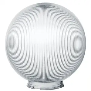 8 Zoll klar weiß benutzer definierte Farbe wasserdichten Kunststoff Indoor Outdoor LED Globen Kuppel Pendel leuchte Abdeckung