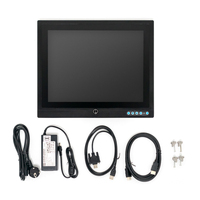 Monitor Industri Sihovision Layar Sentuh Daylight 1000 Nits LCD Monitor 12 inci 15 inci 17 inci Monitor Layar Sentuh Kelautan