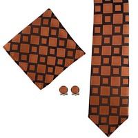 Auf Lager: Neues Good Arrow Paisley Stoff-Krawattenset mit Bandana und Manschettenknöpfen – Bankett-Streifenhemd, grünes Krawattenset, Geschenkidee