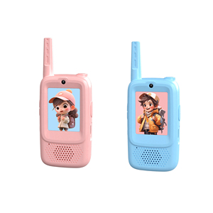 Walkie Talkies de Vídeo para Crianças com Câmera Única, Pacote com 2, Intercomunicador de Vídeo Recarregável para Brinquedos Internos e Externos para Meninos e Meninas de 3 a 12 Anos - Product Image 1