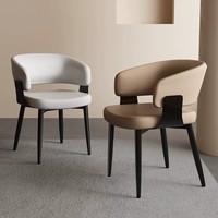 Chaise de salle à manger moderne en métal de luxe BST, chaise à dossier haut de gamme pour la maison et les restaurants, chaise de table à manger confortable et durable, chaise maîtresse