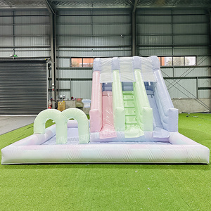 <span class=keywords><strong>Toboggan</strong></span> gonflable pour enfants Pastel Kids, Hupfburg <span class=keywords><strong>pas</strong></span> <span class=keywords><strong>cher</strong></span>, <span class=keywords><strong>toboggan</strong></span> aquatique gonflable <span class=keywords><strong>avec</strong></span> <span class=keywords><strong>piscine</strong></span> - Product Image 1