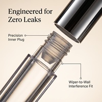 Tube de brillant à lèvres 4,5 ml vide en PETG avec applicateur jumbo pour logo personnalisé, vente en gros