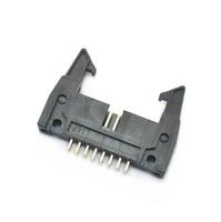 Connecteur de câble IDC mâle pour boîtier, 2*5 16 14 2x13 broches, avec éjecteur, pas de broches 2.54mm 2mm, vertical, SMT, blindé