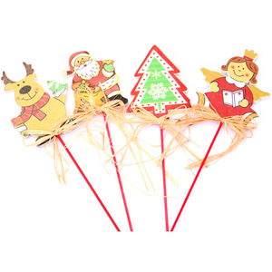 New Christmas rattle stick, wooden <b>small</b> <b>gift</b>, event present, Christmas decoration, <b>small</b> ornament, label holder - Product Image 5