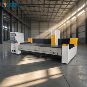Centre d'usinage de verre semi-automatique CNC Eworld, moteur 17 kW, capacité 0,5-5 m/min, tension 220 V/380 V/415 V, épaisseur de verre 1-40 mm - Product Image 1