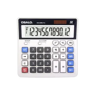 Calcolatore elettronico da tavolo a 12 cifre con Display Lcd grande calcolatore per ufficio