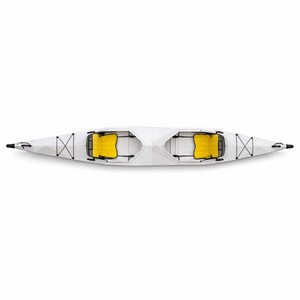 Kayak pliable tandem Origami, plus de 4 m, 2 places, canoë portable, capacité de charge de 220 kg, pêche en famille, <span class=keywords><strong>camping</strong></span>, loisirs nautiques - Product Image 2
