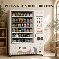 Máquina Expendedora Automática de Artículos para Mascotas, para Comida, Golosinas y Accesorios - Expendedora Inteligente Comercial de Acero Inoxidable Basada en la Nube