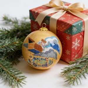 Boules de Noël en verre peintes à l'intérieur sur mesure, fourniture d'usine, autocollants par sublimation, gravure laser, ornements pour décorations d'arbre - Product Image 3