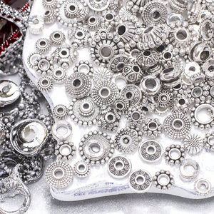 500pcs Antique Silver Column <b>Spacer</b> Beads 10 Styles Jewellery Making Findings Accessories for Bracelet Necklace Made of Alloy - Product Image 2