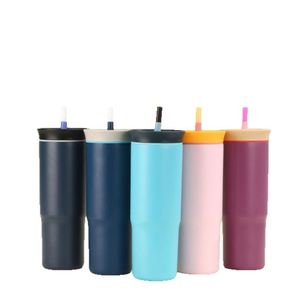 Nuevo Termo Simple de Acero Inoxidable 304 con Aislamiento al Vacío, 6-12 Horas de Aislamiento Térmico, Portátil para Auto, Viajes y Aire Libre - Product Image 3