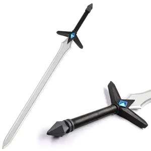 SAO אנימה קוספליי נכס Kirito קצף כחול ארוך חרב