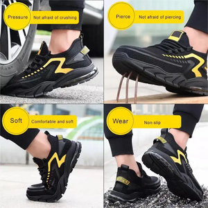 Scarpe Antinfortunistiche da Uomo Leggere di Qualità Antiurto e Antiperforazione con Punta in Acciaio per Protezione - Product Image 4