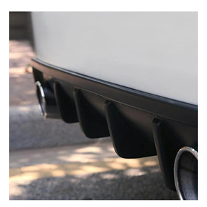 Diffuseur de pare-chocs arrière noir mat pour <span class=keywords><strong>Honda</strong></span> <span class=keywords><strong>Civic</strong></span> 2016-2018, taux de réachat élevé, matériau ABS - Product Image 3