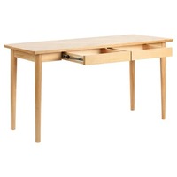 Bureau de style moderne en bois DISHI pour bureau à domicile, salon ou appartement, également adapté comme coiffeuse de chambre à coucher