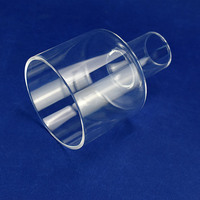 Tube en quartz fondu de haute pureté JGS2, diamètre variable concentrique, résistance thermique 92%, transmission lumineuse 92%, SiO2, sur mesure