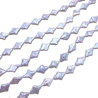 Perles d'eau douce naturelles blanches en forme d'étoile de qualité AAA certifiées par un tiers, 10x14mm, en vrac, marque XM, Chine, vente en gros