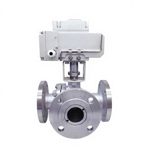 Vanne à boisseau sphérique à trois voies à bride en acier inoxydable 304/316, fabrication OEM, pour le traitement de l'huile, des produits chimiques et de l'eau, normes API/DIN/JIS - Product Image 2