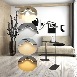 <span class=keywords><strong>Lampe</strong></span> <span class=keywords><strong>de</strong></span> beauté demi-lune Osum 28 pouces en métal détachable <span class=keywords><strong>sur</strong></span> roulettes, LED, hauteur réglable pour le nail art, la broderie des sourcils et le maquillage des cils - Product Image 3