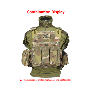 Gilet tattico mimetico maglia da combattimento portante JPC Molle leggero resistente in Nylon regolabile all'aperto Scenario di allenamento tattico - Product Image 4