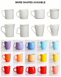 Design Factory Outlet Wholesale 11 oz <b>Handmade</b> Personalized Customizable <b>Ceramic</b> <b>Mugs</b> Cups with Lid - Product Image 6