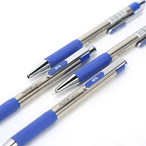 Metal Ballpoint Pen Brand Black Blue Ink 0.7 mm Office School Fancy Pens Ballpoint Promotional Logo Metal Pens Ballpoint