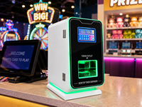 Distributeur de jetons de comptoir pour salles d'arcade et parcs d'attractions