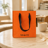 Emballage de luxe pour bijoux en carton léger, fait main, unique, personnalisé, avec logo personnalisé, ZXF Debossing 5*8*2.5cm, orange, pour les articles de mode