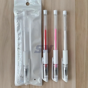 Lot de 2 recharges de marqueurs cutanés PMU – Outil de microblading, marqueurs colorés blancs et roses pour le tracé des sourcils et des lèvres, maquillage permanent - Product Image 6