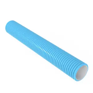 Hvac system 75mm pvc pipe air vent exhaust flexible ducting machine flexible ventilation pip PE bellows flexible air duct