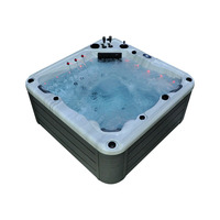 Villa moderne de luxe pour 6 personnes, 110v 220v 380v, électrique, 3000W, bain à remous gonflable, spa extérieur, baignoires de massage sexy