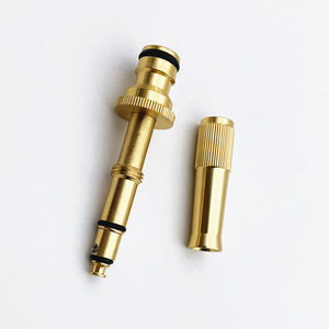 Boquilla de cobre ajustable, pulverizador de aluminio, punta de pulverización de agua manual para jardín y lavado de autos - Product Image 1
