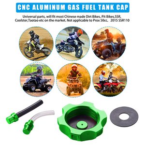 Bouchon de réservoir d'essence en aluminium CNC avec soupape de reniflard pour 50cc 70cc 90cc 110cc 125cc 140cc 150cc Pit Dirt Motor Bike Dirt Bike ATV - Product Image 5