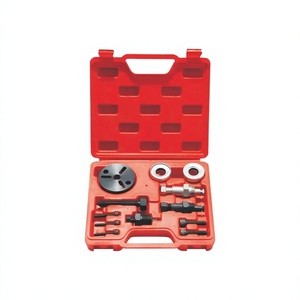 Kit de <span class=keywords><strong>13</strong></span> pièces pour dépose de poulie de vilebrequin et d'équilibreur harmonique, comprenant <span class=keywords><strong>4</strong></span> plaques extractrices et 9 adaptateurs filetés - Product Image 6