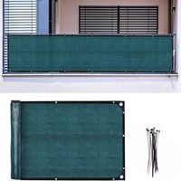 Écran de clôture d'intimité de 3 pouces à bords renforcés avec œillets en laiton, filet pare-soleil pour balcon, patio, jardin et cour résidentielle
