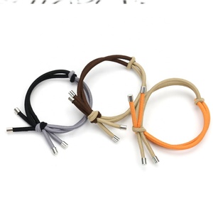 Bandas de goma para el pelo para mujer, cintas para el pelo de colores surtidos anudados, Stock personalizado de Corea Ins - Product Image 3